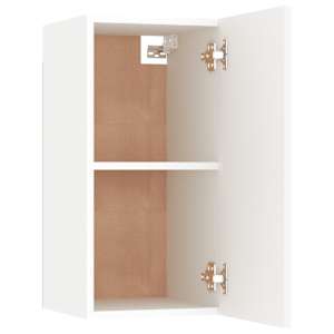 TV stolek bílý 30,5 x 30 x 60 cm kompozitní dřevo - obrázek 9