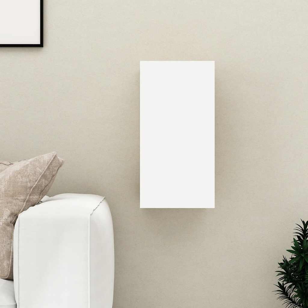 vidaXL Szafka TV, biaa, 30,5x30x60 cm, materia drewnopochodny