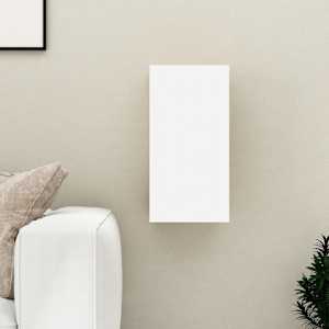 TV stolek bílý 30,5 x 30 x 60 cm kompozitní dřevo - obrázek 1
