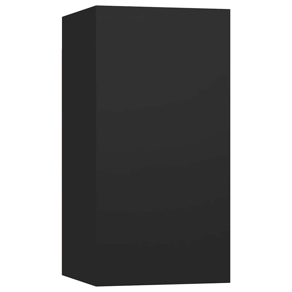 vidaXL TV stolek černý 30,5x30x60 cm kompozitní dřevo