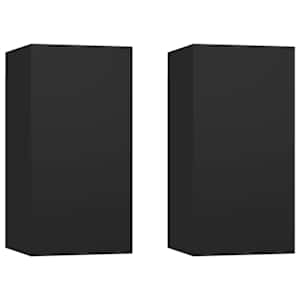 TV stolky 2 ks černé 30,5x30x60 cm kompozitní dřevo - obrázek 2