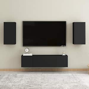 TV stolky 2 ks černé 30,5x30x60 cm kompozitní dřevo - obrázek 5