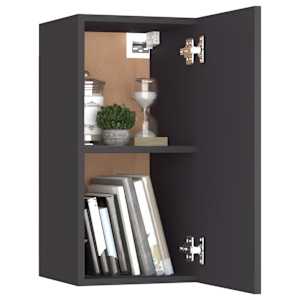 TV stolky 2 ks šedé 30,5x30x60 cm kompozitní dřevo - obrázek 7