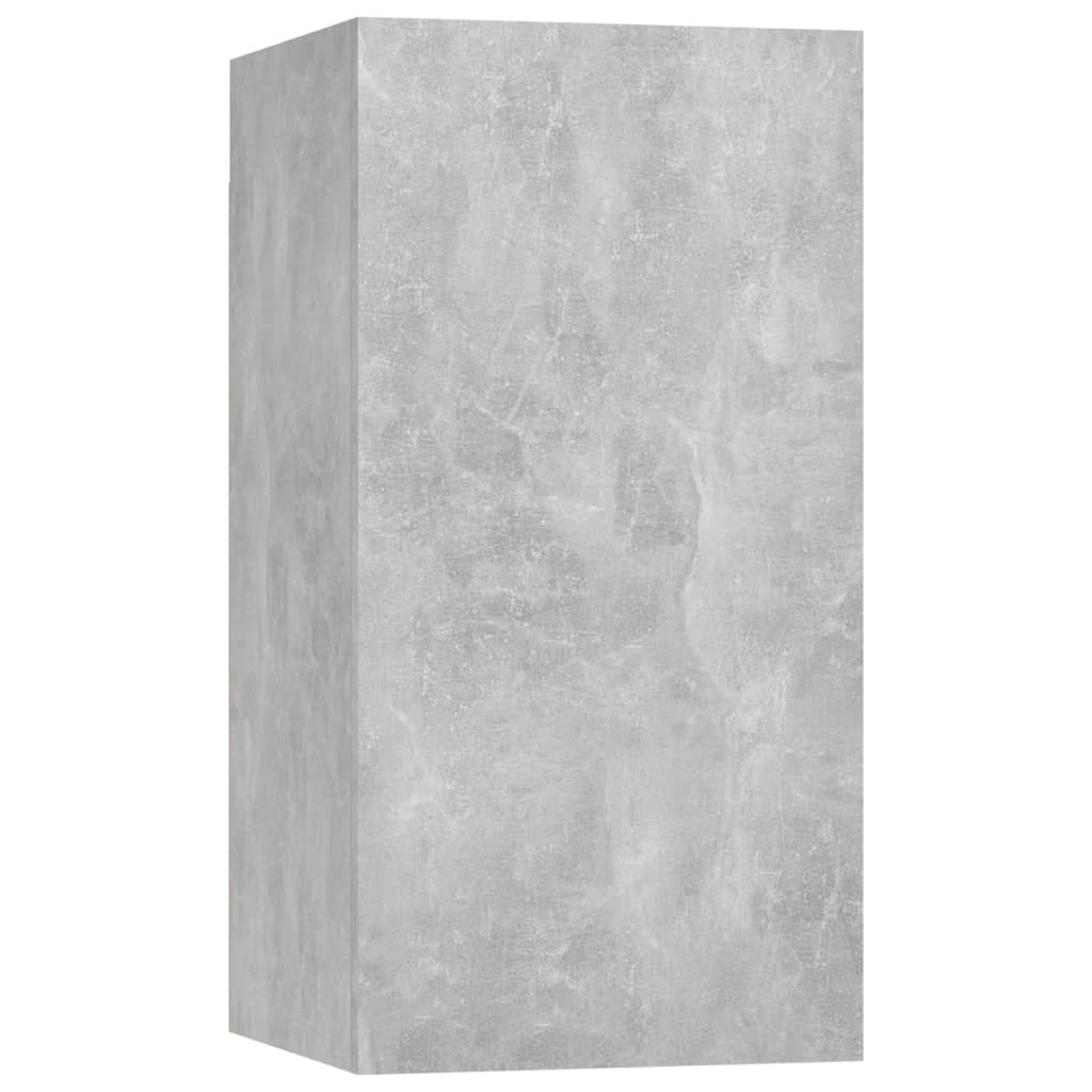 

vidaXL TV Cabinet Concrete Gray 12"x11.8"x23.6" Engineered Wood