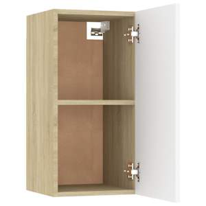 TV stolky 2 ks bílé a dub sonoma 30,5x30x60 cm kompozitní dřevo - obrázek 10