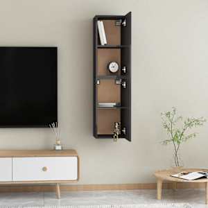 TV stolky 2 ks černé s vysokým leskem 30,5x30x60 cm - obrázek 6