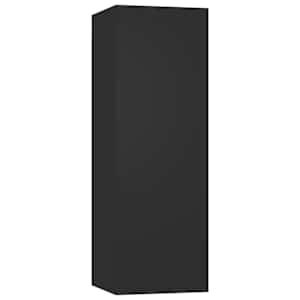 TV stolek černý 30,5x30x90 cm kompozitní dřevo - obrázek 2