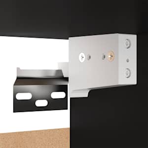 TV stolek černý 30,5x30x90 cm kompozitní dřevo - obrázek 7