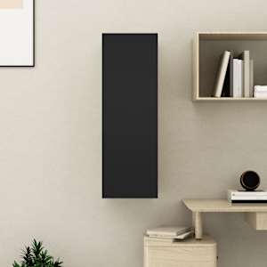 TV stolek černý 30,5x30x90 cm kompozitní dřevo - obrázek 9