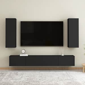 TV stolky 2 ks černé 30,5x30x90 cm kompozitní dřevo - obrázek 14