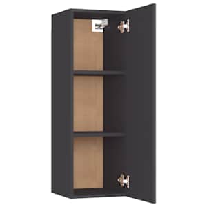 TV stolek šedý 30,5x30x90 cm kompozitní dřevo - obrázek 5