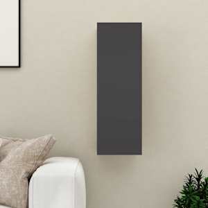 TV stolek šedý 30,5x30x90 cm kompozitní dřevo - obrázek 1