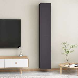 TV stolky 2 ks šedé 30,5x30x90 cm kompozitní dřevo - obrázek 12