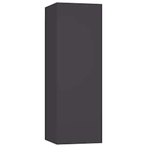 vidaXL Comode TV, 2 buc., gri, 30,5x30x90 cm lemn prelucrat