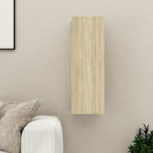 TV stolek dub sonoma 30,5x30x90 cm kompozitní dřevo - obrázek 1