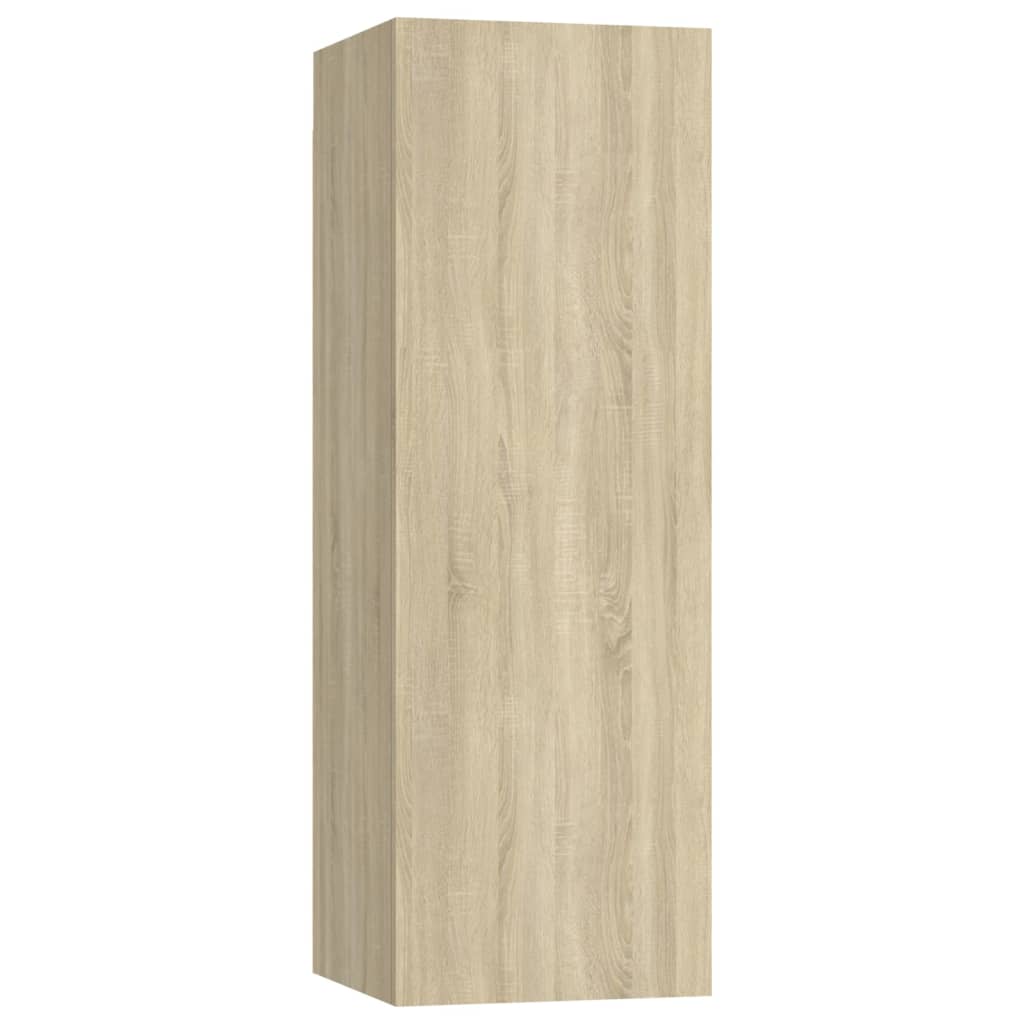 

vidaXL Tv-meubelen 2 st 30,5x30x90 cm spaanplaat sonoma eikenkleurig