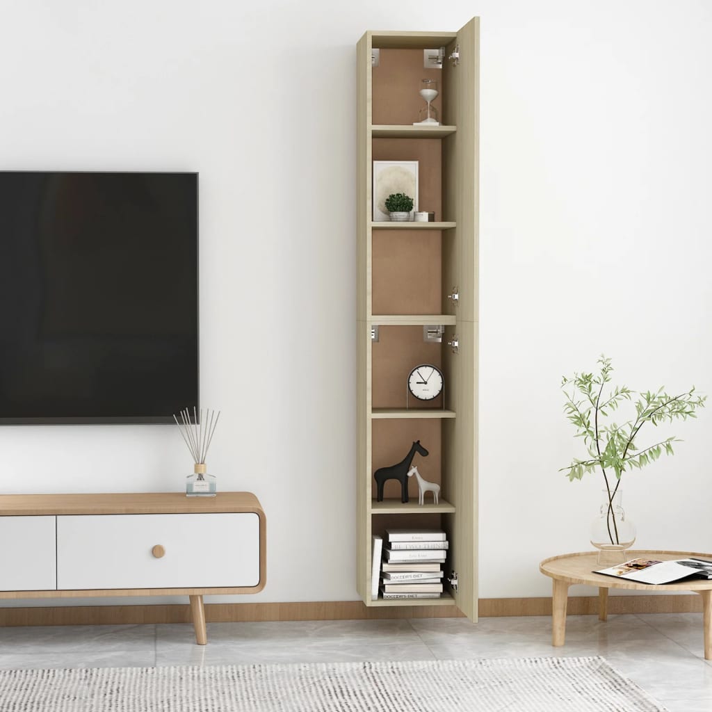 TV ormarići 2 kom boja hrasta sonome 30,5x30x90 cm od iverice