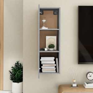 TV stolek betonově šedý 30,5x30x90 cm kompozitní dřevo - obrázek 12