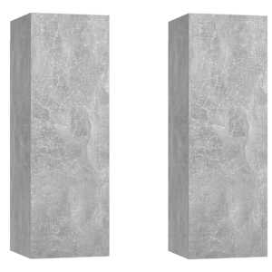 TV stolky 2 ks betonově šedé 30,5x30x90 cm kompozitní dřevo - obrázek 2