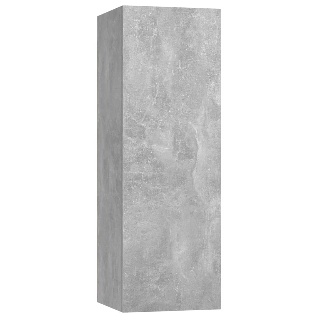 vidaXL Tv-meubels 2 st 30,5x30x90 cm bewerkt hout betongrijs afbeelding