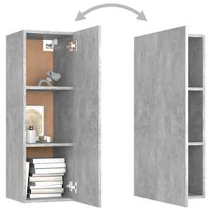 TV stolky 2 ks betonově šedé 30,5x30x90 cm kompozitní dřevo - obrázek 7