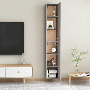 TV stolky 2 ks betonově šedé 30,5x30x90 cm kompozitní dřevo - obrázek 10