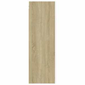 TV stolky 2 ks bílé a dub sonoma 30,5x30x90 cm kompozitní dřevo - obrázek 5