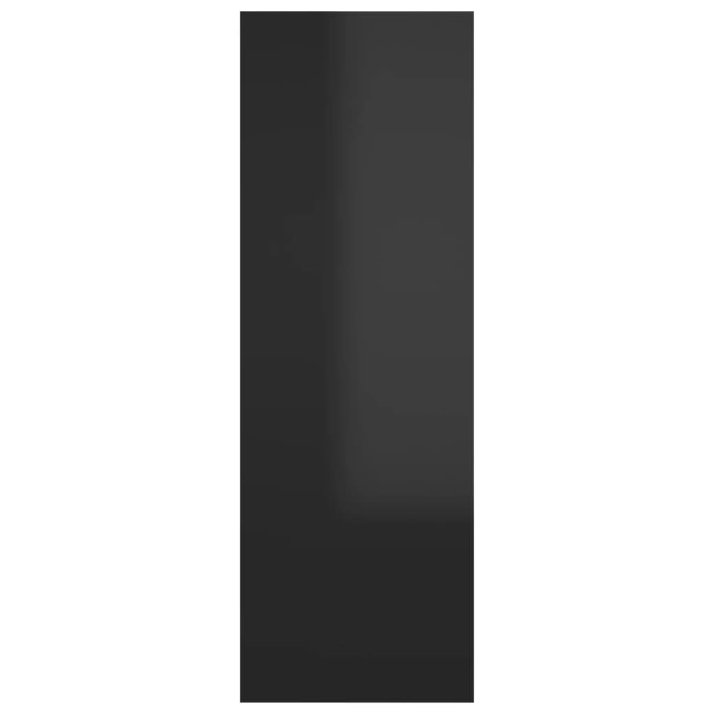 

vidaXL Tv-meubel 30,5x30x90 cm spaanplaat hoogglans zwart