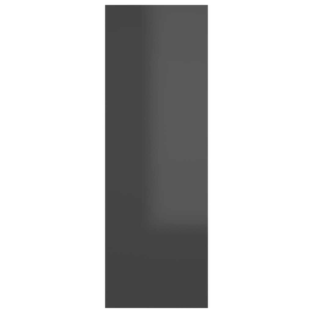

vidaXL Tv-meubel 30,5x30x90 cm spaanplaat hoogglans grijs