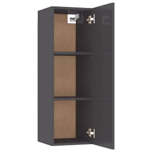 TV stolek šedý s vysokým leskem 30,5x30x90 cm kompozitní dřevo - obrázek 5