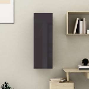 TV stolek šedý s vysokým leskem 30,5x30x90 cm kompozitní dřevo - obrázek 9