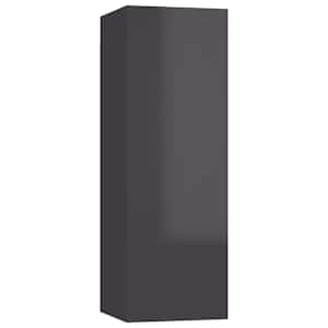 TV stolky 2 ks šedé s vysokým leskem 30,5x30x90 cm - obrázek 3