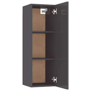 TV stolky 2 ks šedé s vysokým leskem 30,5x30x90 cm - obrázek 6
