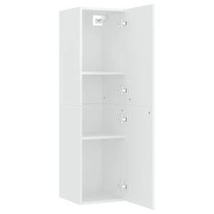 TV stolek bílý 30,5x30x110 cm kompozitní dřevo - obrázek 5