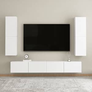 TV stolek bílý 30,5x30x110 cm kompozitní dřevo - obrázek 10