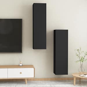 TV stolky 2 ks černé 30,5x30x110 cm kompozitní dřevo - obrázek 10