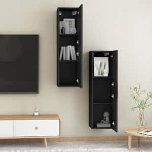 TV stolky 2 ks černé 30,5x30x110 cm kompozitní dřevo - obrázek 11
