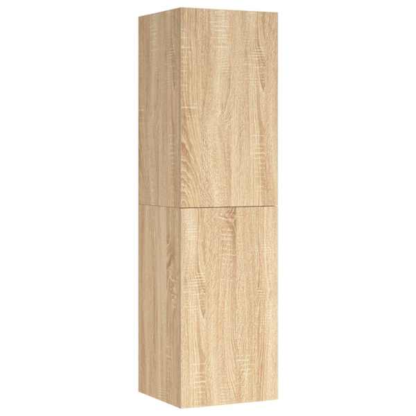 vidaXL telerialus, Sonoma tamm, 30,5 x 30 x 110 cm, tehispuit