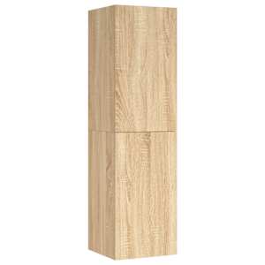 TV stolek dub sonoma 30,5x30x110 cm kompozitní dřevo - obrázek 2