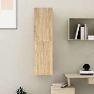 TV stolek dub sonoma 30,5x30x110 cm kompozitní dřevo - obrázek 10