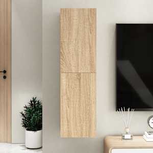 TV stolek dub sonoma 30,5x30x110 cm kompozitní dřevo - obrázek 1