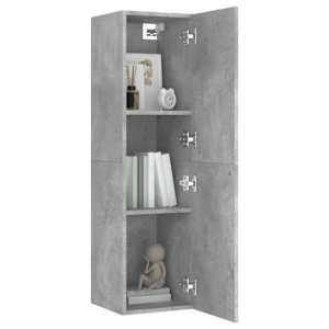 TV stolek betonově šedý 30,5x30x110 cm kompozitní dřevo - obrázek 8
