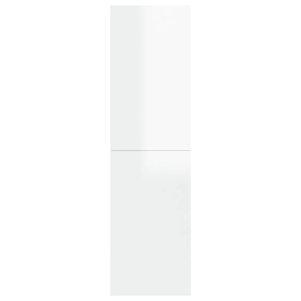 

vidaXL Tv-meubel 30,5x30x110 cm spaanplaat hoogglans wit