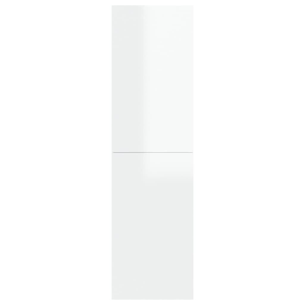 Meubles TV 2 pcs Blanc brillant 30,5x30x110 cm Aggloméré | meublestv.fr 5