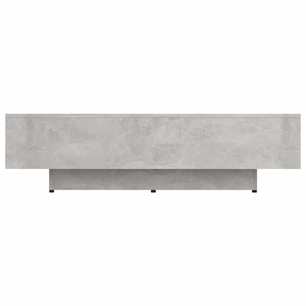 vidaXL Tavolino Salotto Grigio Cemento 100x49,5x31cm Legno Multistrato