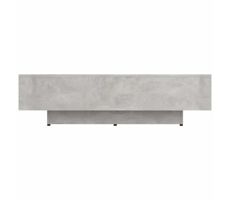 vidaXL Table basse gris béton 100x49,5x31 cm bois d'ingénierie