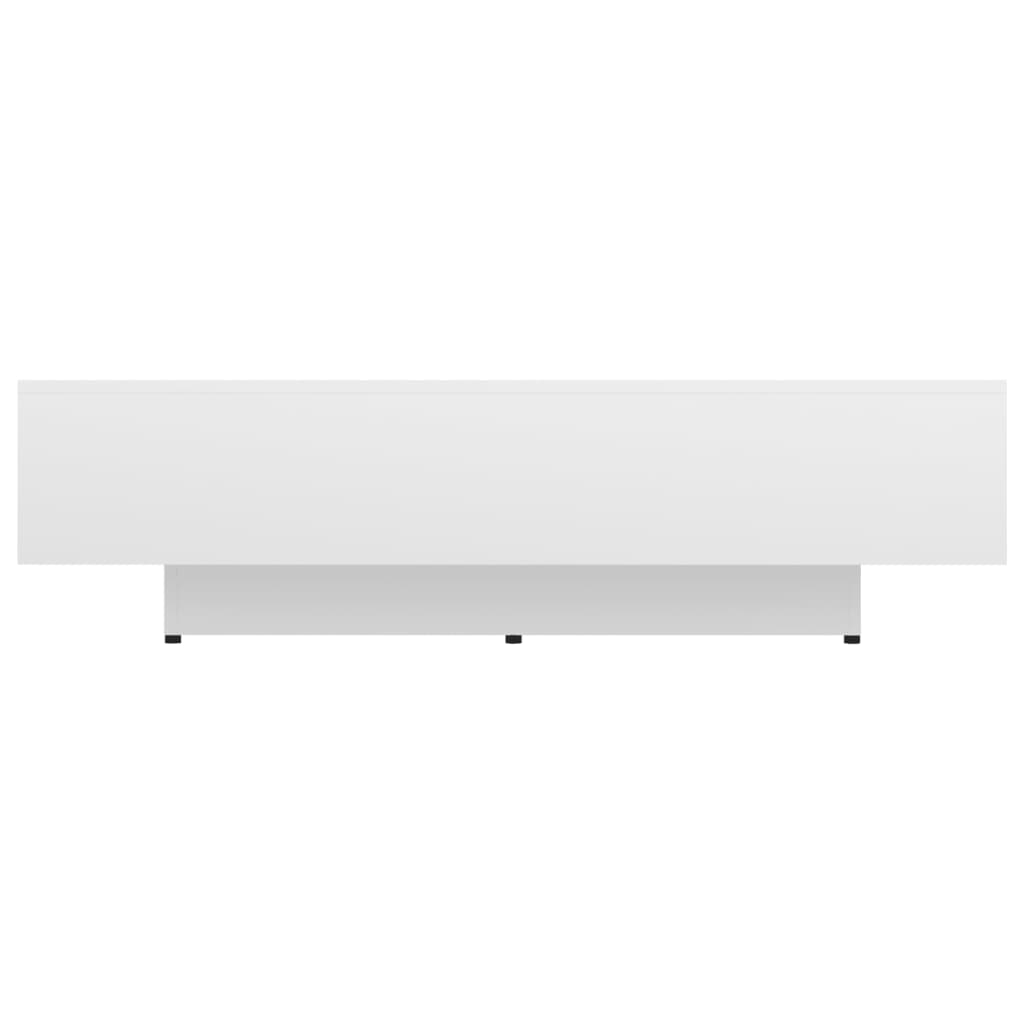 

vidaXL Salontafel 115x60x31 cm spaanplaat hoogglans wit