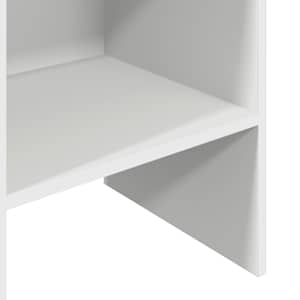 Knihovna bílá 40 x 35 x 180 cm kompozitní dřevo - obrázek 8