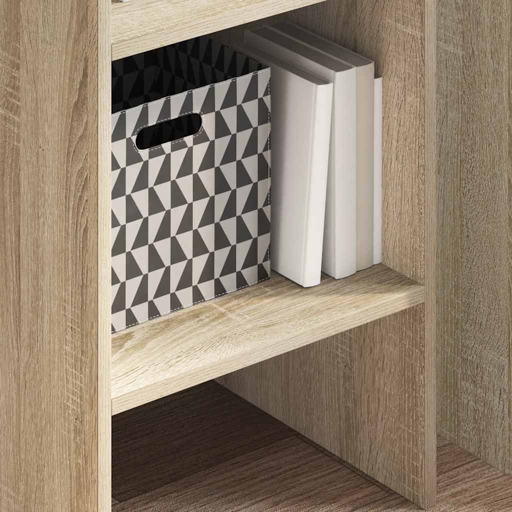 

vidaXL Boekenkast 40x35x180 cm spaanplaat sonoma eikenkleurig