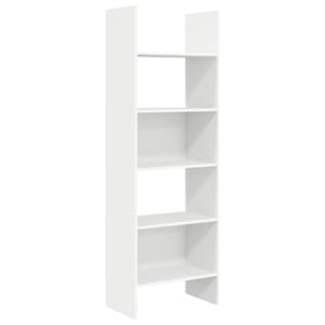 vidaXL raamaturiiul valge 60 x 35 x 180 cm tehispuit